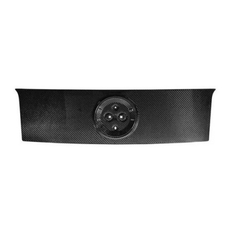FORD MUSTANG 2010-2014 PANNEAU DE GARNITURE DE COFFRE EN FIBRE DE CARBON AVEC TROUS POUR EMBLÈME Trufiber Taillight Panel With E