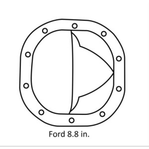 FORD MUSTANG 2007-2014 V6 227 V8 302 330 COURONNE ET PIGNON DE DIFFÉRENTIEL AVEC RAPPORT DE PONT 3.31 PONT 8.8 POUCES Ford Perfo