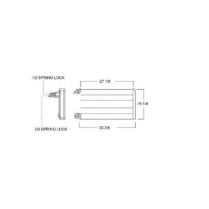FORD MUSTANG 1994-1995 V6 232 V8 302 351 CONDENSATEUR DE CLIMATISATION OSC Automotive Air Conditioning Condensers 4413