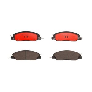 FORD MUSTANG 2005-2014 V6 227 245 V8 281 330 KIT DE PLAQUETTES DE FREIN AVANT EN CÉRAMIQUE BREMBO NAO Ceramic Brake Pads P24181N