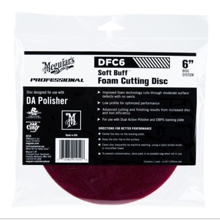 DISQUE DE POLISSAGE 6 Meguiar s DFC6**