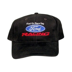 FORD MUSTANG 1964-2015 CASQUETTE LOGO FORD RACING NOIR black and tan ford logo hat SCOTT DRAKE HAT-R-BLK