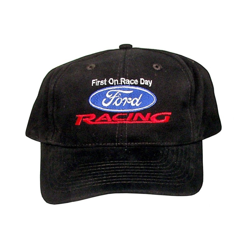 FORD MUSTANG 1964-2015 CASQUETTE LOGO FORD RACING NOIR black and tan ford logo hat SCOTT DRAKE HAT-R-BLK