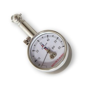 FORD MUSTANG 1964-2015 JAUGE PRESSION PNEUMATIQUE PSI LOGO CLASSIC tire pressure gauge mustang SCOTT DRAKE TG-2 J