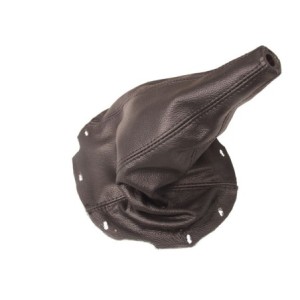FORD MUSTANG 1994-2003 SOUFFLET DE LEVIER DE VITESSES EN CUIR NOIR NOIR Leather Shift Boot Black SCOTT DRAKE F4ZZ-7277-A