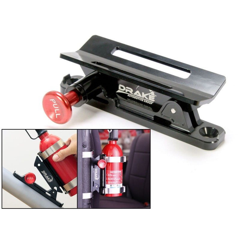 FORD MUSTANG 1964-2015 Quick Release Fire Extinguisher Mount SCOTT DRAKE FIREX-MNT-DOR
