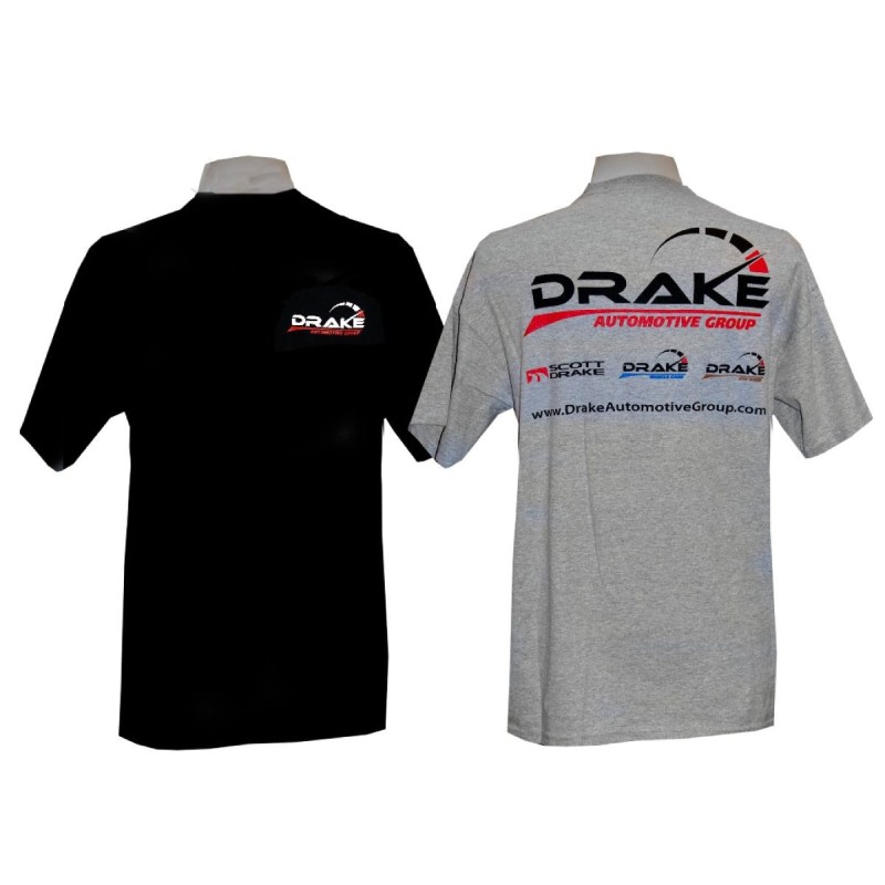 FORD MUSTANG 1964-1973 T SHIRT OFFICIEL DRAKE AUTOMOTIVE GROUP GRIS
