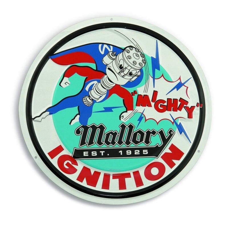 MALLORY MAN METAL SIGN