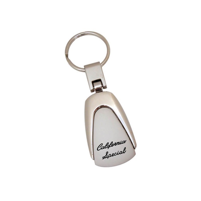 FORD MUSTANG 1964-2015 PORTE CLES CHROME CALIFORNIA SPECIAL chrome brushed key chain california special SCOTT DRAKE ACC-1033114