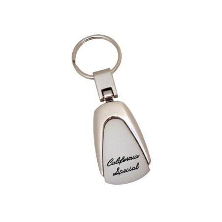 FORD MUSTANG 1964-2015 PORTE CLES CHROME CALIFORNIA SPECIAL chrome brushed key chain california special SCOTT DRAKE ACC-1033114
