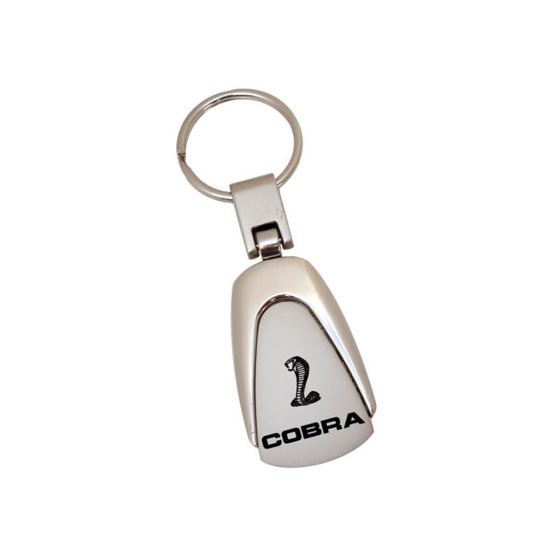 FORD MUSTANG 1964-2015 PORTE CLES COBRA chrome brushed key chain cobra SCOTT DRAKE ACC-1033205