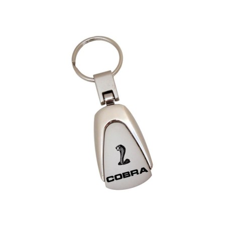 FORD MUSTANG 1964-2015 PORTE CLES COBRA chrome brushed key chain cobra SCOTT DRAKE ACC-1033205