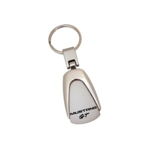 FORD MUSTANG 1964-2015 PORTE CLES CHROME MUSTANG GT chrome brushed key chain mustang gt SCOTT DRAKE ACC-1033275