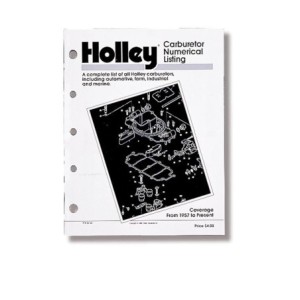 CARB NUM LIST (1990) HOLLEY 36-168