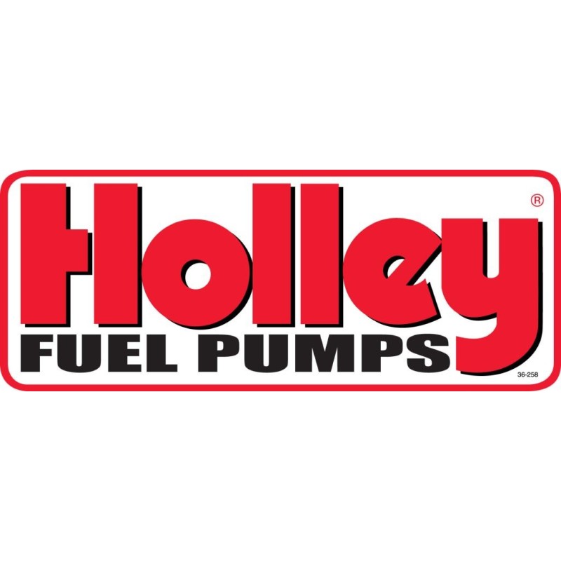 AUTOCOLLANT DECAL FUEL PUMPS - 36 SQ. IN. Holley 36-258