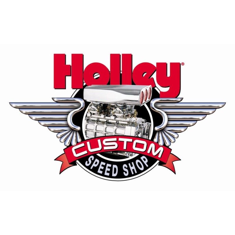 AUTOCOLLANT LG DECAL - CUSTOM SPEED SHOP Holley 36-279