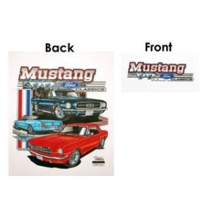 FORD MUSTANG 1964-2015 T SHIRT FORD MUSTANG CLASSIC TAILLE LARGE t-shirt mustang classic ford SCOTT DRAKE TS-3L