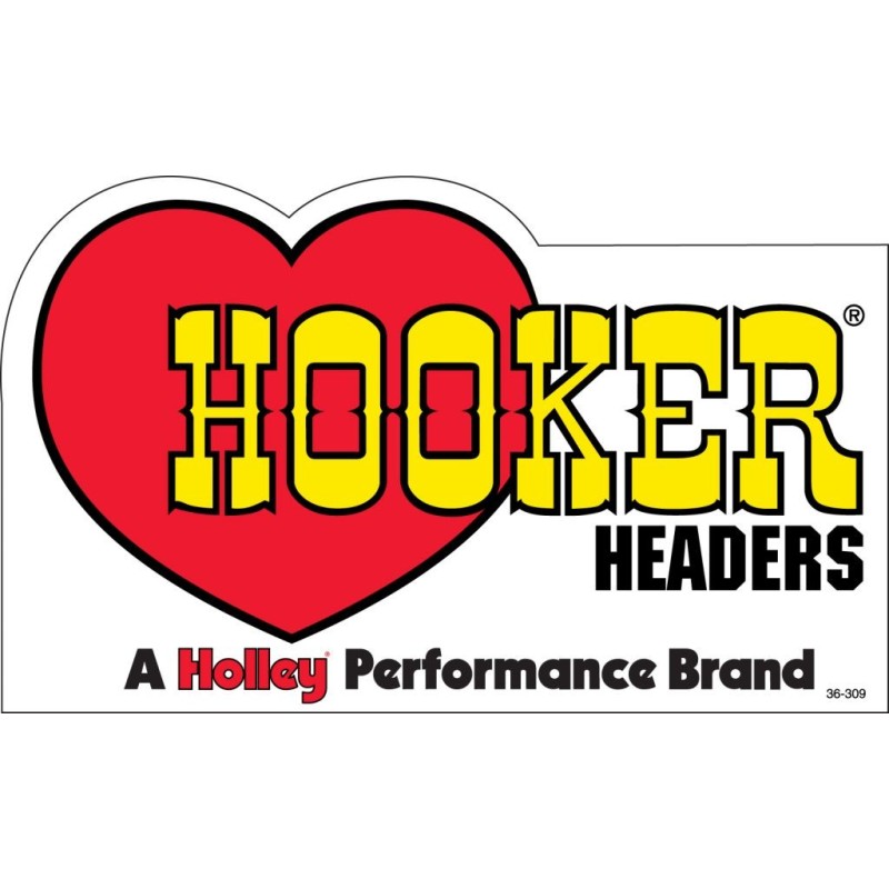AUTOCOLLANT DECAL HOOKER HEADERS 36 SQ IN (REINSTATE) Hooker 36-309