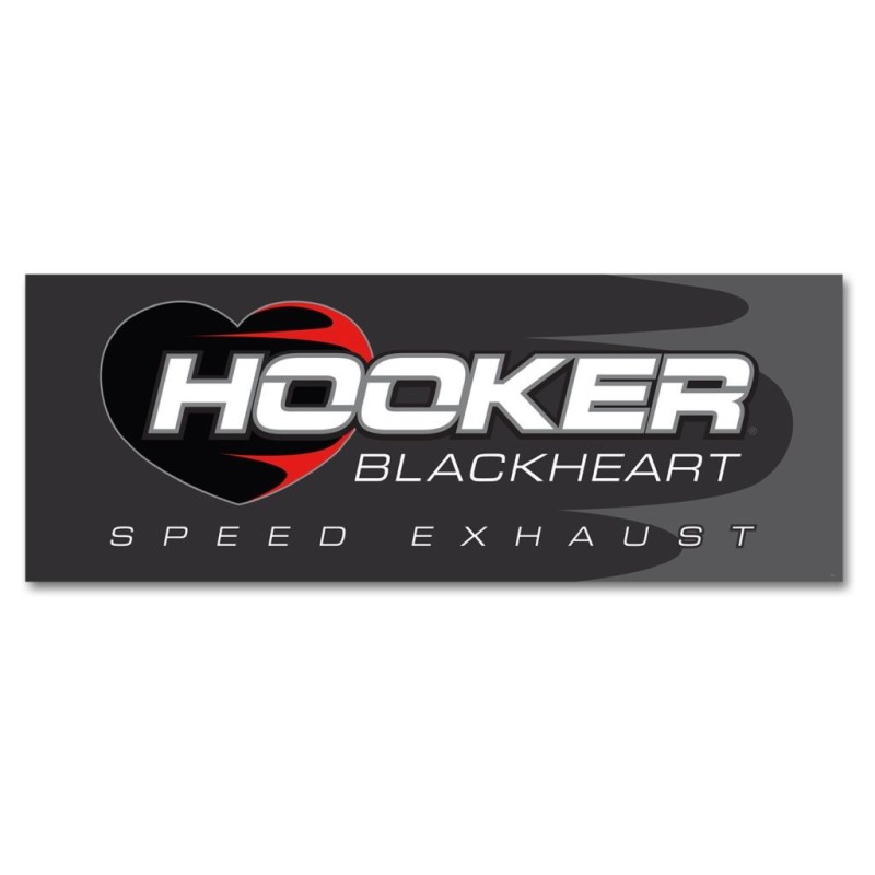 Hooker HOOKER BLACKHEART BANNER 3 X 8 36-415