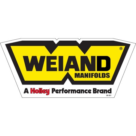 AUTOCOLLANT DECAL WEIAND MANIFOLDS 36 SQIN Weiand 36-301