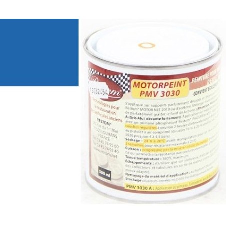 PEINTURE ANTICORROSION POUR MOTEUR RAL 5015 ( BLEU / B ) 500 ML MotorPeint PMV 3030 Restom