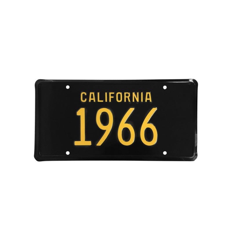 1966 PLAQUE D IMMATRICULATION CALIFORNIE ALUMINIUM (vendu a l'unité) California License Plate ACC-LP-66C