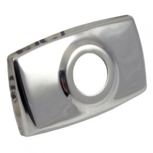 FORD MUSTANG 1979-1993 CACHE DE SOCLE D'ANTENNE EN ACIER INOXYDABLE POLI antenna base cover - polished stainless DANIEL CARPENTE