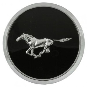 FORD MUSTANG 1982 hood emblem - black DANIEL CARPENTER E2ZZ-16850