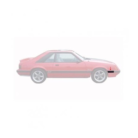 FORD MUSTANG 1985-1986 fender moulding front - rh DANIEL CARPENTER E5ZZ-16068