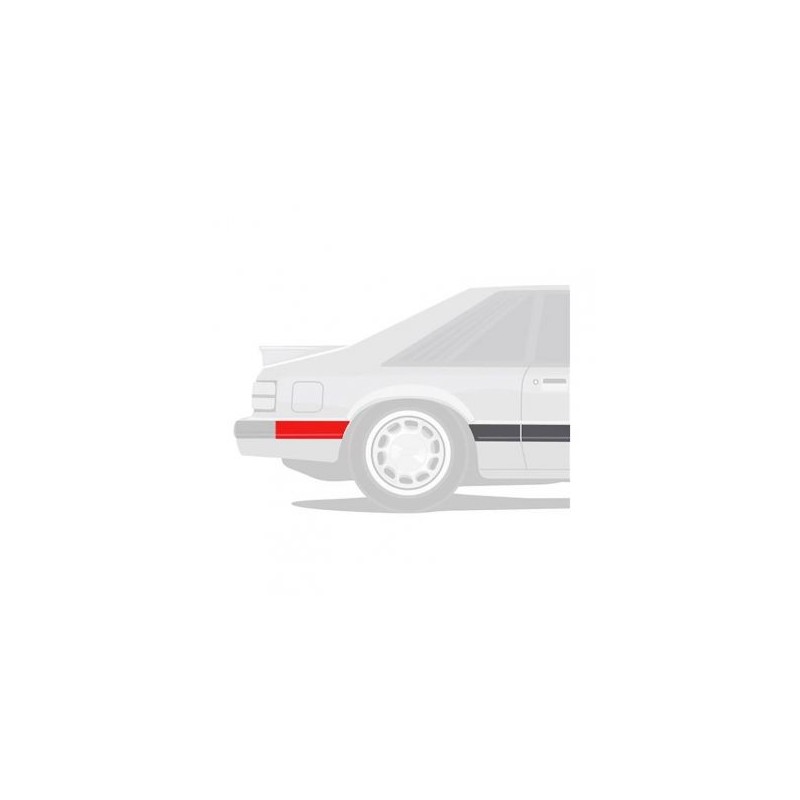 FORD MUSTANG 1985-1986 qt. moulding rear - rh DANIEL CARPENTER E5ZZ-6129038
