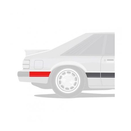 FORD MUSTANG 1985-1986 qt. moulding rear - rh DANIEL CARPENTER E5ZZ-6129038