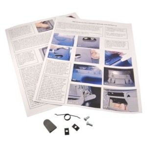 FORD MUSTANG 1987-1993 KIT DE REPARATION PORTE DU CENDRIER ash tray door repair kit DANIEL CARPENTER E7ZZ-6104499-P