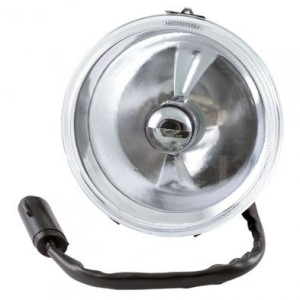 FORD MUSTANG 1987-1993 fog light assembly with bulb - clear euro glass DANIEL CARPENTER E7ZZ-15200-EC