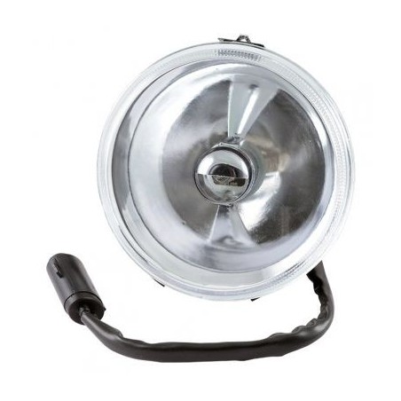 FORD MUSTANG 1987-1993 fog light assembly with bulb - clear euro glass DANIEL CARPENTER E7ZZ-15200-EC