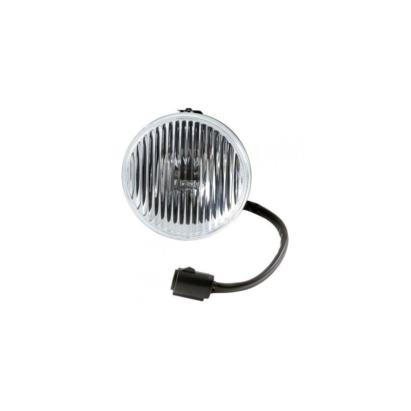FORD MUSTANG 1987-1993 fog light assembly with bulb - clear ribbed glass DANIEL CARPENTER E7ZZ-15200