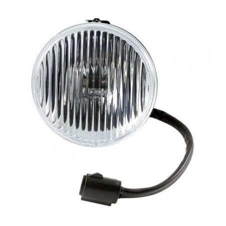 FORD MUSTANG 1987-1993 fog light assembly with bulb - clear ribbed glass DANIEL CARPENTER E7ZZ-15200