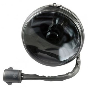 FORD MUSTANG 1987-1993 fog light assembly with bulb - smoked euro glass DANIEL CARPENTER E7ZZ-15200-ES