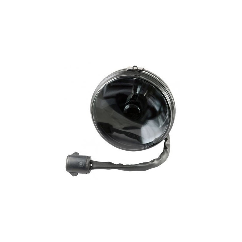 FORD MUSTANG 1987-1993 fog light assembly with bulb - smoked euro glass DANIEL CARPENTER E7ZZ-15200-ES