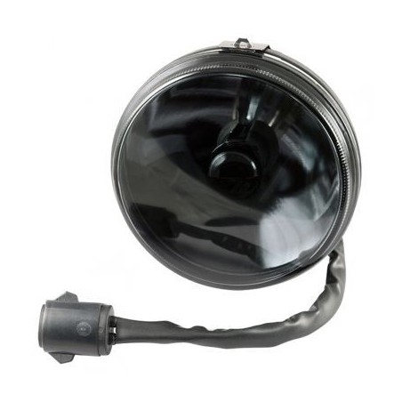 FORD MUSTANG 1987-1993 fog light assembly with bulb - smoked euro glass DANIEL CARPENTER E7ZZ-15200-ES