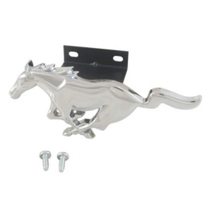 FORD MUSTANG 1994-2004 grille horse emblem - stock sizel chrome DANIEL CARPENTER F4ZZ-8213