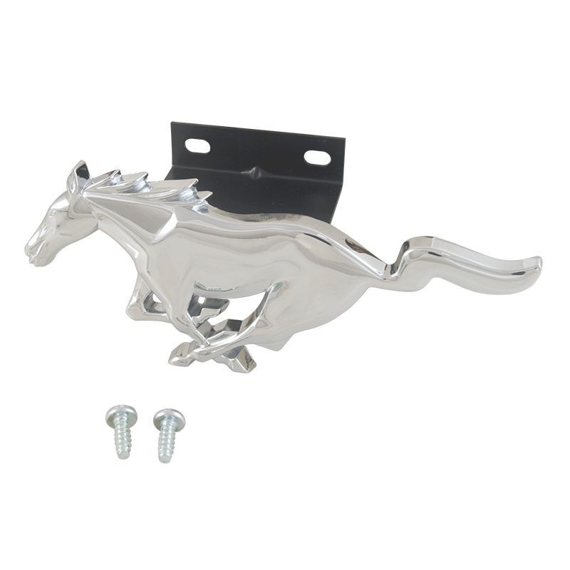 FORD MUSTANG 1994-2004 grille horse emblem - stock sizel chrome DANIEL CARPENTER F4ZZ-8213