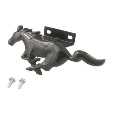 FORD MUSTANG 1994-2004 grille horse emblem - stock size gloss black DANIEL CARPENTER F4ZZ-8213-GB