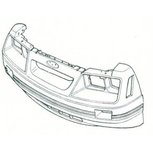 FORD MUSTANG 1985-1986 gt ft bumper cover DANIEL CARPENTER E5ZZ-8190-B