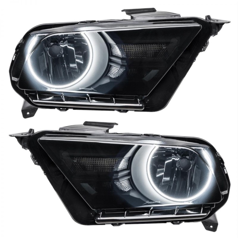 FORD MUSTANG 2010-2012 PAIRE FEUX AVANT LED SMD Pre-Assembled Halo Headlights ORACLE LIGHTING 7050-001