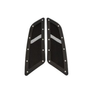 FORD MUSTANG 2015- Black Hood Scoop Inserts DRAKE MUSCLE CARS FR3Z-16C630-BK