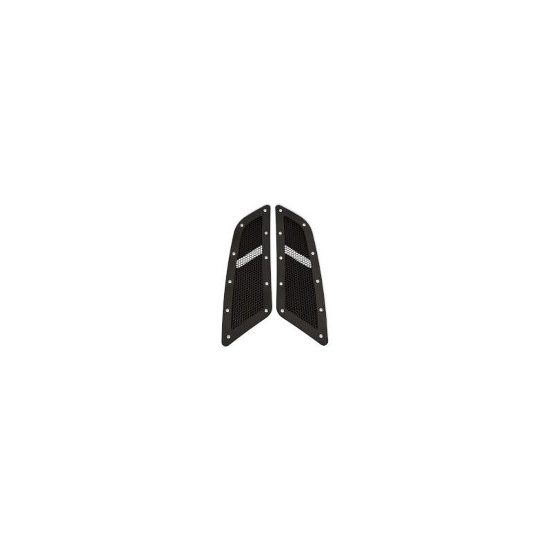 FORD MUSTANG 2015- Black Hood Scoop Inserts DRAKE MUSCLE CARS FR3Z-16C630-BK