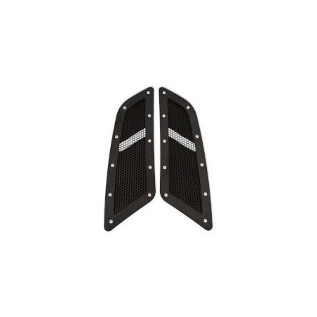 FORD MUSTANG 2015- Black Hood Scoop Inserts DRAKE MUSCLE CARS FR3Z-16C630-BK