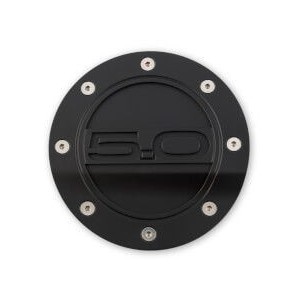 FORD MUSTANG 2015-2023 5.0 All Black Fuel Door DRAKE MUSCLE CARS FR3Z-6640526-5A