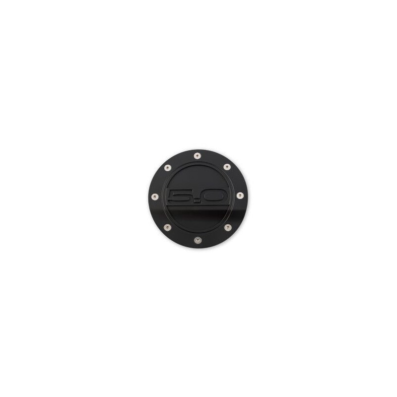 FORD MUSTANG 2015-2023 5.0 All Black Fuel Door DRAKE MUSCLE CARS FR3Z-6640526-5A