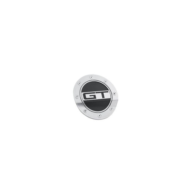 FORD MUSTANG 2015-2023 Gt Silver/blk Fuel Door DRAKE MUSCLE CARS FR3Z-6640526-GS